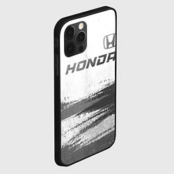 Чехол для iPhone 12 Pro Max Honda - white gradient посередине, цвет: 3D-черный — фото 2