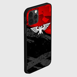 Чехол для iPhone 12 Pro Max Вархаммер - аквила красный, цвет: 3D-черный — фото 2