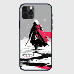 Чехол для iPhone 12 Pro Max Assassins Creed winter ninja, цвет: 3D-черный