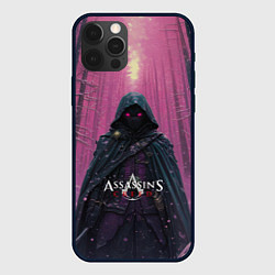 Чехол для iPhone 12 Pro Max Assassins Creed demon, цвет: 3D-черный