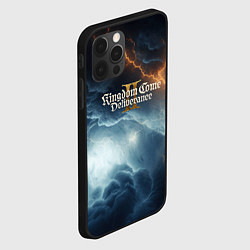 Чехол для iPhone 12 Pro Max Kingdom Come Deliverance 2 молнии в небе, цвет: 3D-черный — фото 2