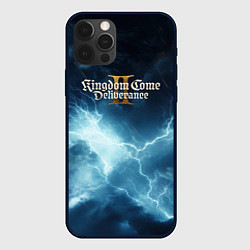 Чехол для iPhone 12 Pro Max Kingdom Come Deliverance 2 logo sky, цвет: 3D-черный