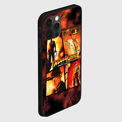 Чехол для iPhone 12 Pro Max Indiana Jones and the Great Circle, цвет: 3D-черный — фото 2