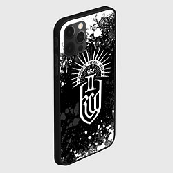 Чехол для iPhone 12 Pro Max Kingdom come 2 - белые брызги, цвет: 3D-черный — фото 2