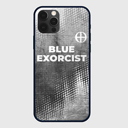 Чехол iPhone 12 Pro Max Blue Exorcist - grey gradient посередине