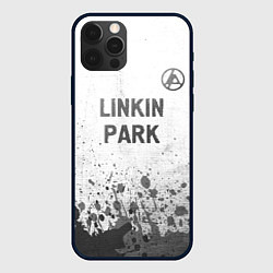 Чехол для iPhone 12 Pro Max Linkin Park 2024 - white gradient посередине, цвет: 3D-черный