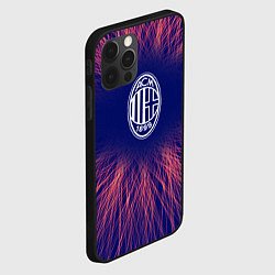 Чехол для iPhone 12 Pro Max AC Milan red energy, цвет: 3D-черный — фото 2