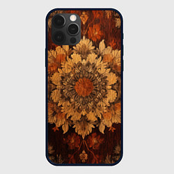 Чехол для iPhone 12 Pro Max Узор в старинном стиле, цвет: 3D-черный