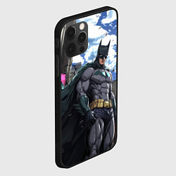 Чехол для iPhone 12 Pro Max Страж города Бэтмен, цвет: 3D-черный — фото 2