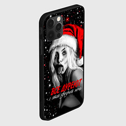 Чехол для iPhone 12 Pro Max Все дуреют с этой звездной ночи, цвет: 3D-черный — фото 2