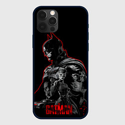 Чехол для iPhone 12 Pro Max Бэтмен и враги в ночи, цвет: 3D-черный