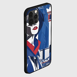 Чехол для iPhone 12 Pro Max Девушка с красным шарфом, цвет: 3D-черный — фото 2