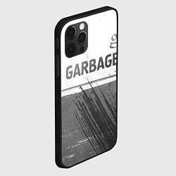 Чехол для iPhone 12 Pro Max Garbage - white gradient посередине, цвет: 3D-черный — фото 2