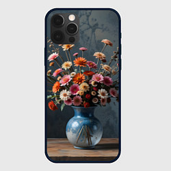 Чехол для iPhone 12 Pro Max Натюрморт с букетом, цвет: 3D-черный