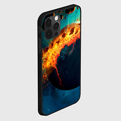 Чехол для iPhone 12 Pro Max Взрыв планеты, цвет: 3D-черный — фото 2