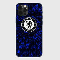 Чехол для iPhone 12 Pro Max Chelsea blue energy, цвет: 3D-черный
