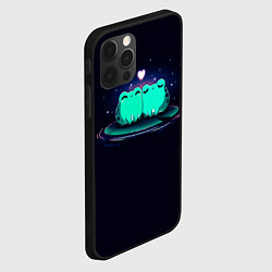 Чехол для iPhone 12 Pro Max Жабья любовь, цвет: 3D-черный — фото 2