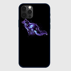 Чехол для iPhone 12 Pro Max Космическая лисица, цвет: 3D-черный