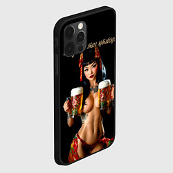 Чехол для iPhone 12 Pro Max Все дуреют с этого китайского, цвет: 3D-черный — фото 2