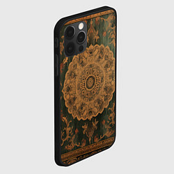 Чехол для iPhone 12 Pro Max Ретро ковер с узорами, цвет: 3D-черный — фото 2