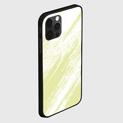 Чехол для iPhone 12 Pro Max The color is white and yellow, цвет: 3D-черный — фото 2
