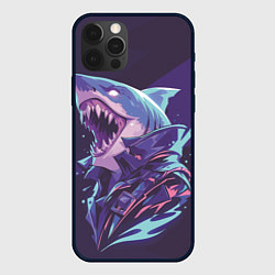 Чехол для iPhone 12 Pro Max Акула-монстр, цвет: 3D-черный