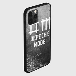 Чехол для iPhone 12 Pro Max Depeche Mode - grey gradient, цвет: 3D-черный — фото 2
