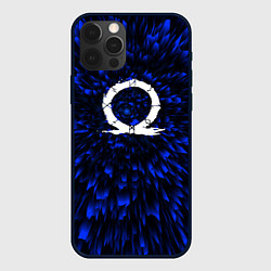 Чехол для iPhone 12 Pro Max God of War blue energy, цвет: 3D-черный