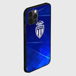 Чехол для iPhone 12 Pro Max Monaco blue poly, цвет: 3D-черный — фото 2
