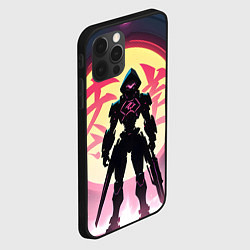 Чехол для iPhone 12 Pro Max Воин аниме, цвет: 3D-черный — фото 2
