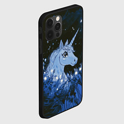 Чехол для iPhone 12 Pro Max Единорог и светлячки, цвет: 3D-черный — фото 2