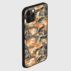 Чехол для iPhone 12 Pro Max Абстракция - закрученный узор, цвет: 3D-черный — фото 2