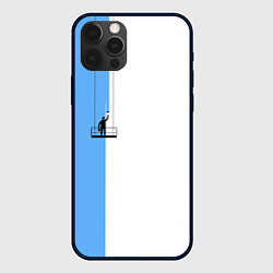 Чехол для iPhone 12 Pro Max Моляр красит стену, цвет: 3D-черный