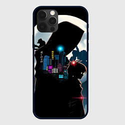 Чехол для iPhone 12 Pro Max Разные герои аниме, цвет: 3D-черный
