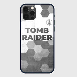 Чехол iPhone 12 Pro Max Tomb Raider - white gradient посередине