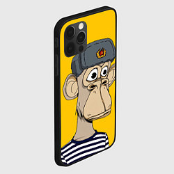 Чехол для iPhone 12 Pro Max NFT ape turtleneck, цвет: 3D-черный — фото 2