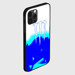 Чехол для iPhone 12 Pro Max Monster energy abstraction, цвет: 3D-черный — фото 2