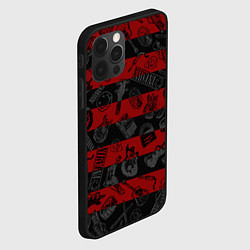 Чехол для iPhone 12 Pro Max Гранж стиль нирвана, цвет: 3D-черный — фото 2