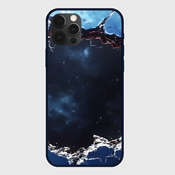 Чехол для iPhone 12 Pro Max Объемная дыра в стене текстура, цвет: 3D-черный