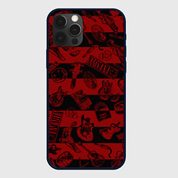Чехол для iPhone 12 Pro Max Свитер Курта нирвана, цвет: 3D-черный