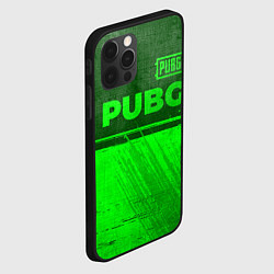 Чехол для iPhone 12 Pro Max PUBG - green gradient посередине, цвет: 3D-черный — фото 2