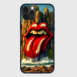 Чехол для iPhone 12 Pro Max Rolling Stones - sea rocks, цвет: 3D-черный