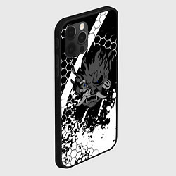 Чехол для iPhone 12 Pro Max Samurai соты краски, цвет: 3D-черный — фото 2