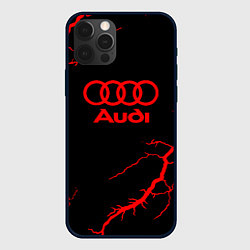 Чехол для iPhone 12 Pro Max Audi storm, цвет: 3D-черный