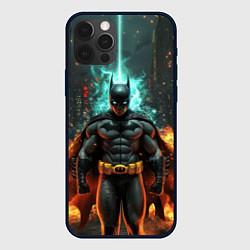 Чехол для iPhone 12 Pro Max Бэтмен эпик, цвет: 3D-черный