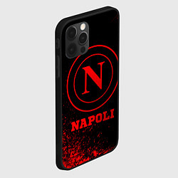 Чехол для iPhone 12 Pro Max Napoli - red gradient, цвет: 3D-черный — фото 2