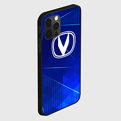 Чехол для iPhone 12 Pro Max Changan blue poly, цвет: 3D-черный — фото 2