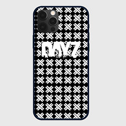 Чехол для iPhone 12 Pro Max Dayz крестики, цвет: 3D-черный