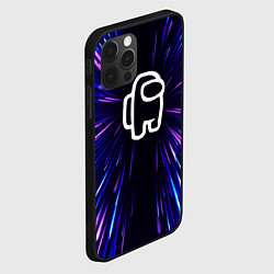 Чехол для iPhone 12 Pro Max Among Us neon energy, цвет: 3D-черный — фото 2