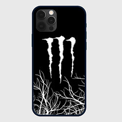 Чехол для iPhone 12 Pro Max Monster energy лес, цвет: 3D-черный
